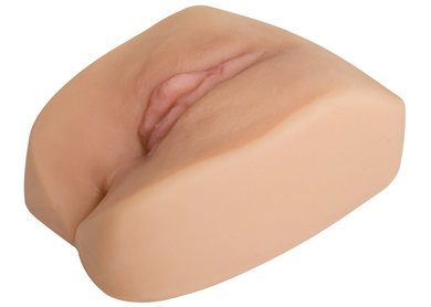 Cyberskin Pussy and Ass Stroker Light Beige