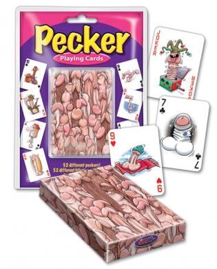 Ozze pecker playing cards