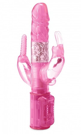 Total Ecstasy Triple Stimulator Pink Vibrator