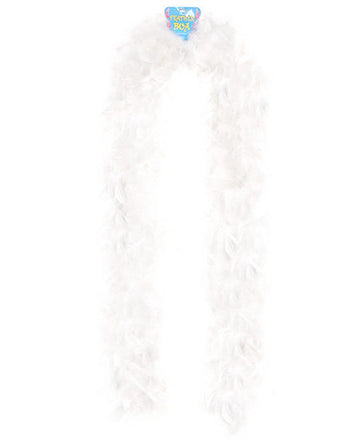 Feather boa 72in - white