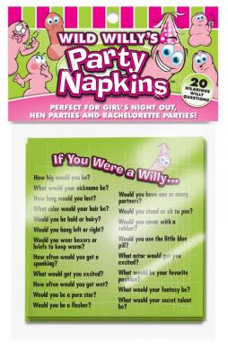 Wild Willy&#039;s Party Napkins