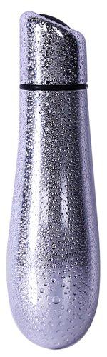 Rain Power Bullet Vibrator Textured Silver