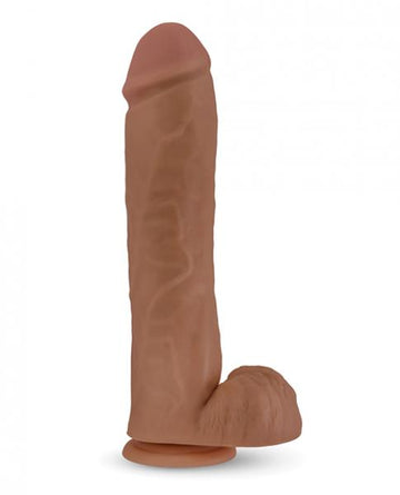 Silicone Willy&#039;s 11.5 inches Dildo Suction Cup Mocha