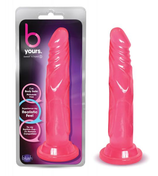 B Yours Sweet N Hard 5 Pink Realistic Dildo