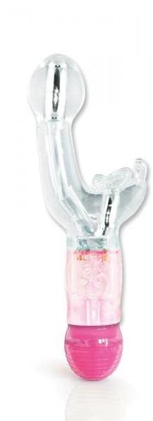 Eve&#039;s Delight Dual G-Spot Clitoral Stimulator Clear