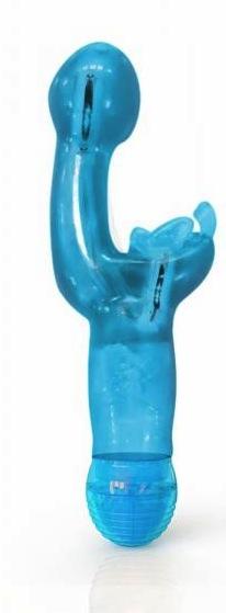 Eve&#039;s Delight Dual G-Spot and Clitoral Stimulator - Blue