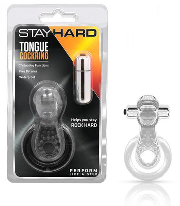 The Tongue Vibrating C Ring - Clear