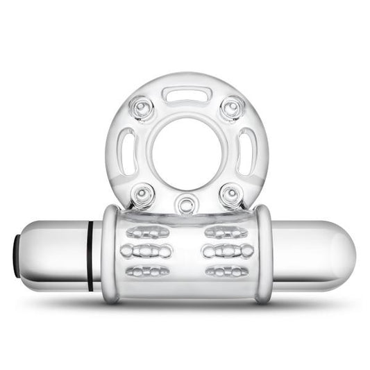 Stay Hard 10 Function Bull Ring Vibrating Clear