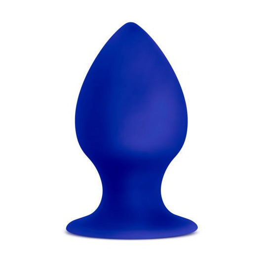 Luxe Rump Rimmer Medium Blue Butt Plug