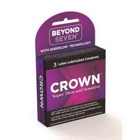 Crown Latex Condoms 3 Pack