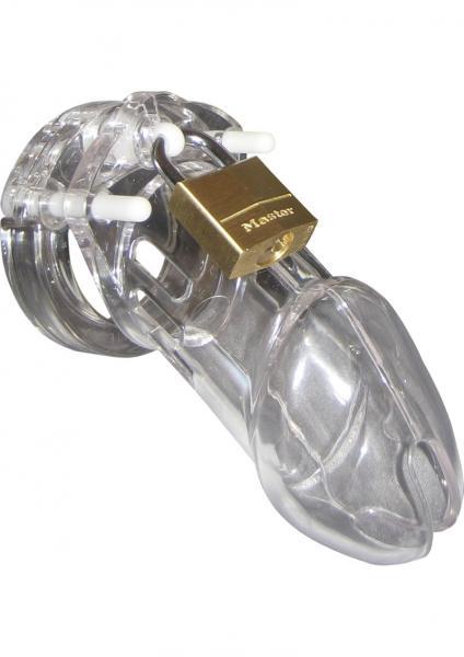 CB-6000 Male Chastity Device Clear 3 1/4