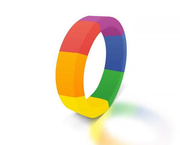 Rascal Toys The Brawn Pride Cock Ring Rainbow