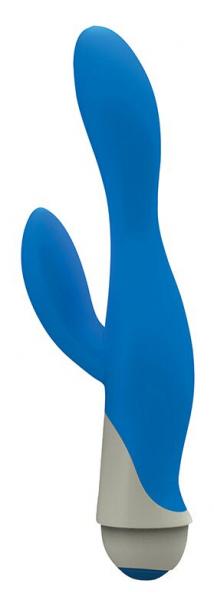 Serena 7 Function Silicone Vibrator Blue