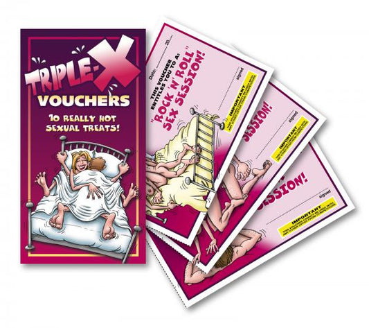 XXX Voucher Coupon Book