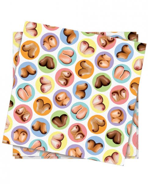 Mini Boob Napkins Pack Of 8