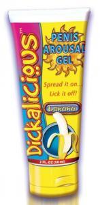 Dickalicious Penis Arousal Gel Banana 2oz