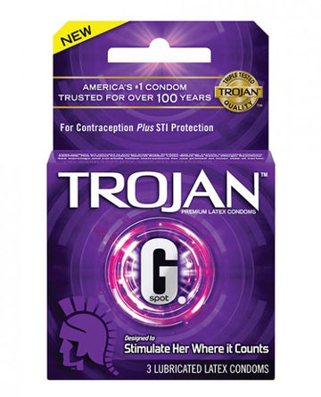 Trojan G-Spot Stimulate Her Where It Counts Box Of 3