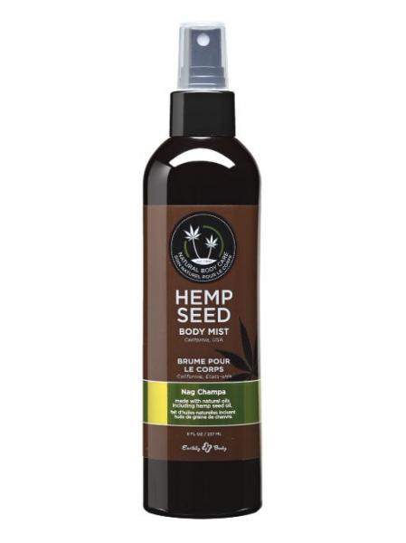 Hemp seed moisturizing body mist- 8 oz nag champa