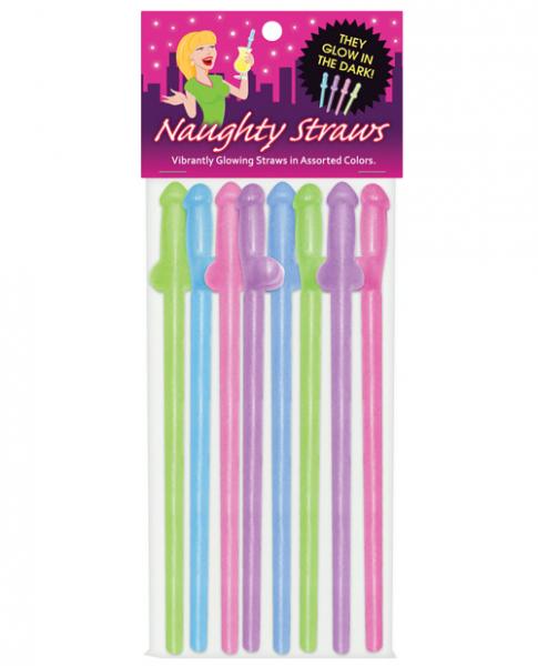 Glow In The Dark Penis Straws