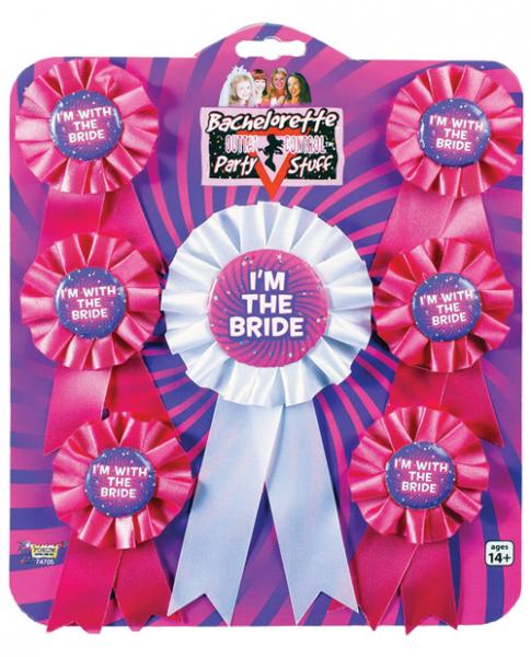 Bachelorette Ribbons Assorted Pack Of 7