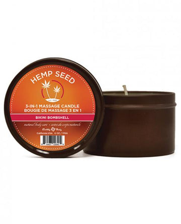 Earthly Body Summer Candle 3 In 1 Bikini Bombshell 6oz