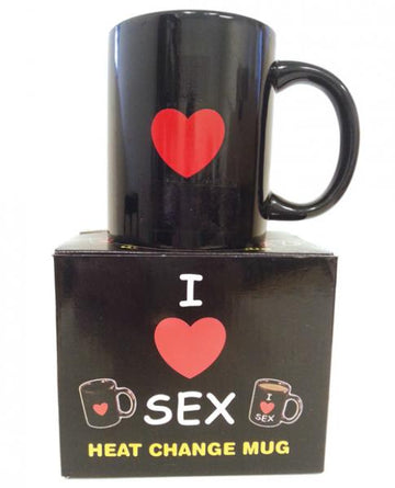 I Love Sex Heat Changing Heart Mug