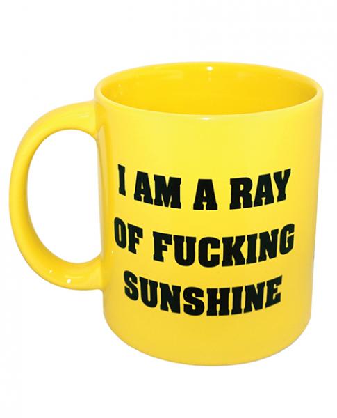 Attitude Mug I Am A Ray Of F*cking Sunshine Yellow