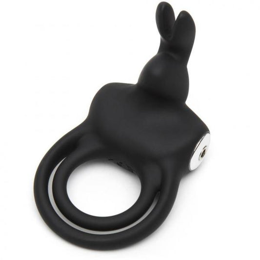 Happy Rabbit Love Ring Rechargeable Black