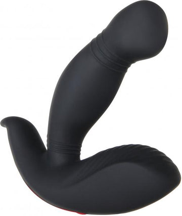 Adam's Prostate Massager with Remote Control Black