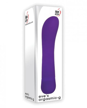 Adam & Eve Eve's Orgasmic G Silicone Vibrator - Purple