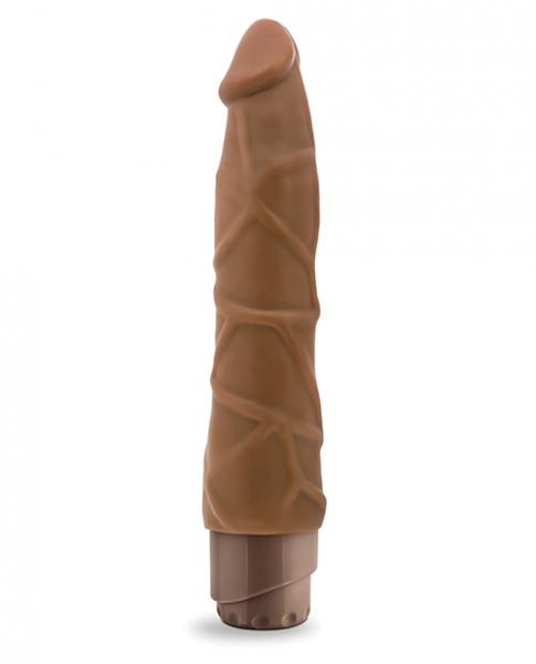 Dr Skin Cock Vibe #1 Mocha Brown Vibrating Dildo