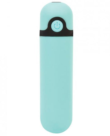 Simple & True Rechargeable Vibrating Bullet Teal Blue