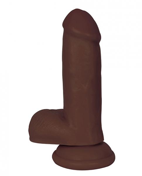 Jock 6 inches Dong With Balls Chocolate Brown