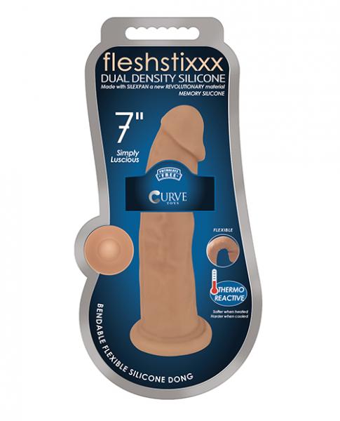 Curve Novelties Fleshstixxx 7" Dong - Latte