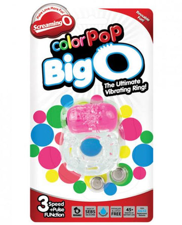 Color Pop Big O Pink Ring