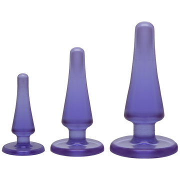 Crystal Jellies Anal Initiation Kit Purple