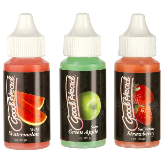 Goodhead tingle drops 1oz bottles 3 pack assorted flavors