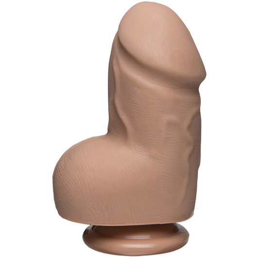 The D Fat D 6 inches With Balls Firmskyn Beige Dildo