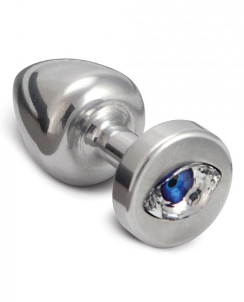 Diogol Anni R Cat's Eye T1 Butt Plug Crystal  Silver