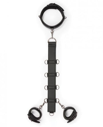 Easy Toys Neck To Wrist Restraint Set Black