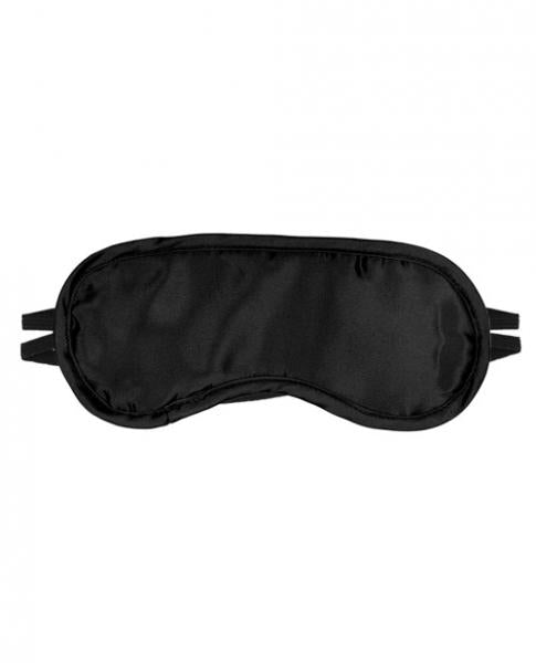 Satin Blindfold 2 Strap Black