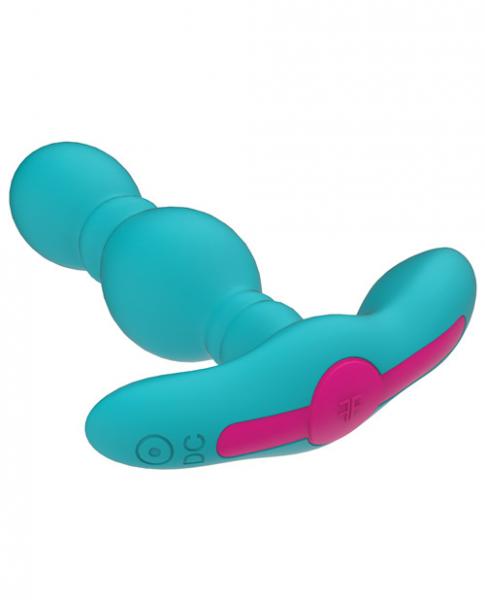 Femmefunn Vibrating Butt Plug Turquoise Blue