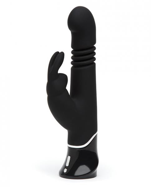 Fifty Shades Of Grey Greedy Girl Thrusting G-Spot Rabbit Vibrator Black