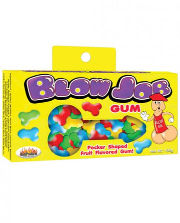 Blow Job Pecker Shaped Bubble Gum Fruit Flavored 3.5oz