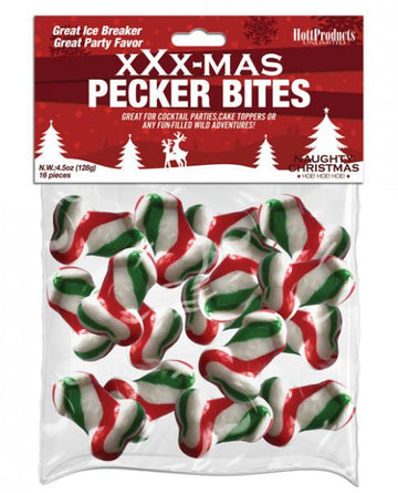 XXX-Mas Pecker Bites 16 Piece 4.5 ounces Net Weight