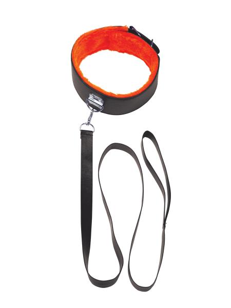 Black Orange Short Leash