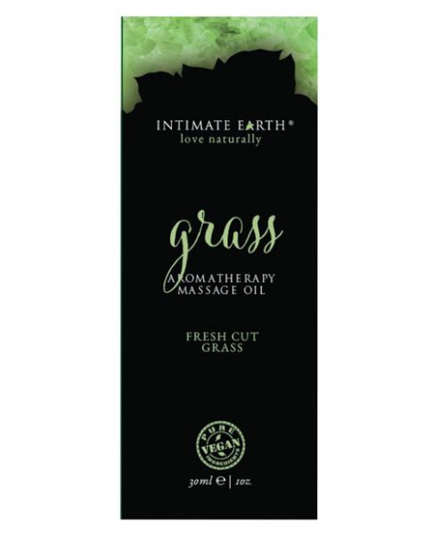 Intimate Earth Grass Massage Oil Foil - 30ml