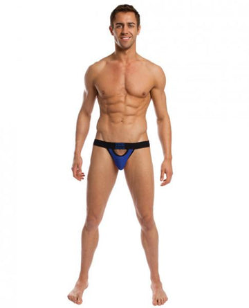 Punter Bodyflex Jock Strap Blue/Black XL