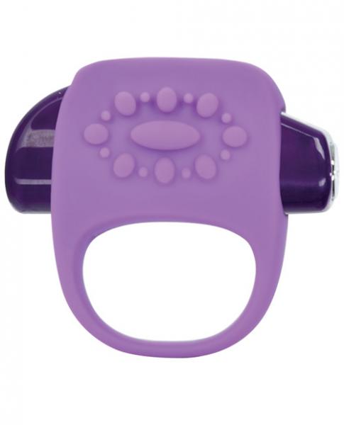 Key Halo Silicone Vibrating Ring Waterproof - Purple