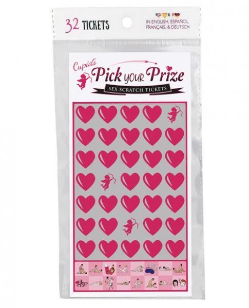 Cupid's Pick Your Prize Sex Scratch Tickets 32 Pack